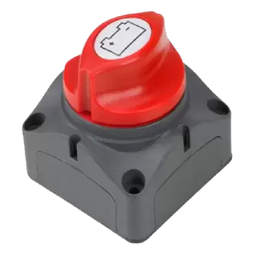 Chave seccionadora de bateria multiuso ON/OF 275AH para caravanas, autocaravanas, trailers e 4x4 terrestres.