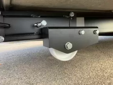 Rodas traseiras antifricção Goldschm!tt com suporte para autocaravanas.