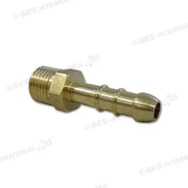 Conector macho com rosca de 1/4" para saída de conexão de tubo de 10 mm