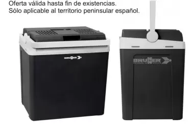 BRUNER Frigorífico Termoeléctrico 12V 230V 28 litros campismo caravanismo