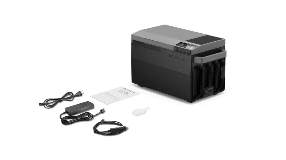 EcoFlow Frigorífico Portátil Glacier con cubitera a 12v, 24v para autocaravanas, camper y 4x4 overland.