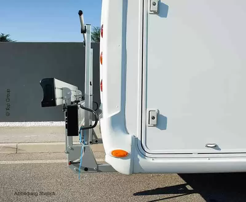 Porta motos UNIVERSAL GOLDSCHMITT MAREA PLEGABLE SIN EXTENSION DE CHASIS  para autocaravana.