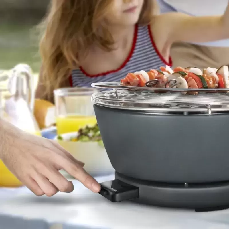 Barbacoa carbon Vesubio Lottuss Grill caravaning