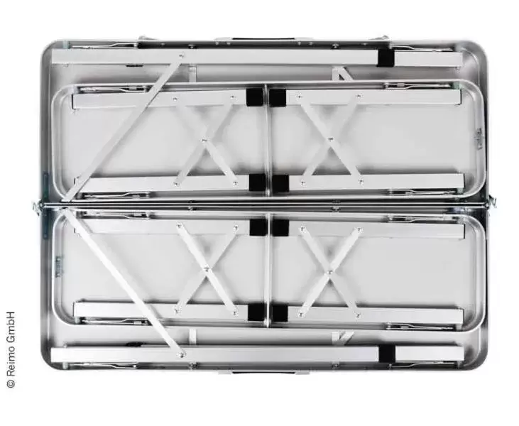 Conjunto mesa y sillas  maleta con 2 bancos camping caravaning