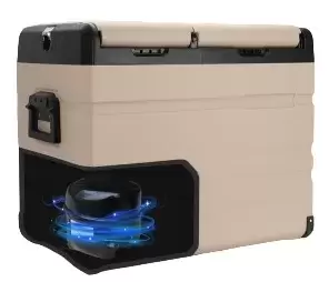 Nevera congelador de compresor 55 L  Alpicool 12V +conector a 220V de REGALO, Caravanas, autocaravanas, camper y 4x4 overland.