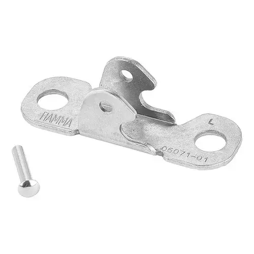 Recambio pie IZQUIERDO de acero inox para toldos Fiamma F45 y F65.