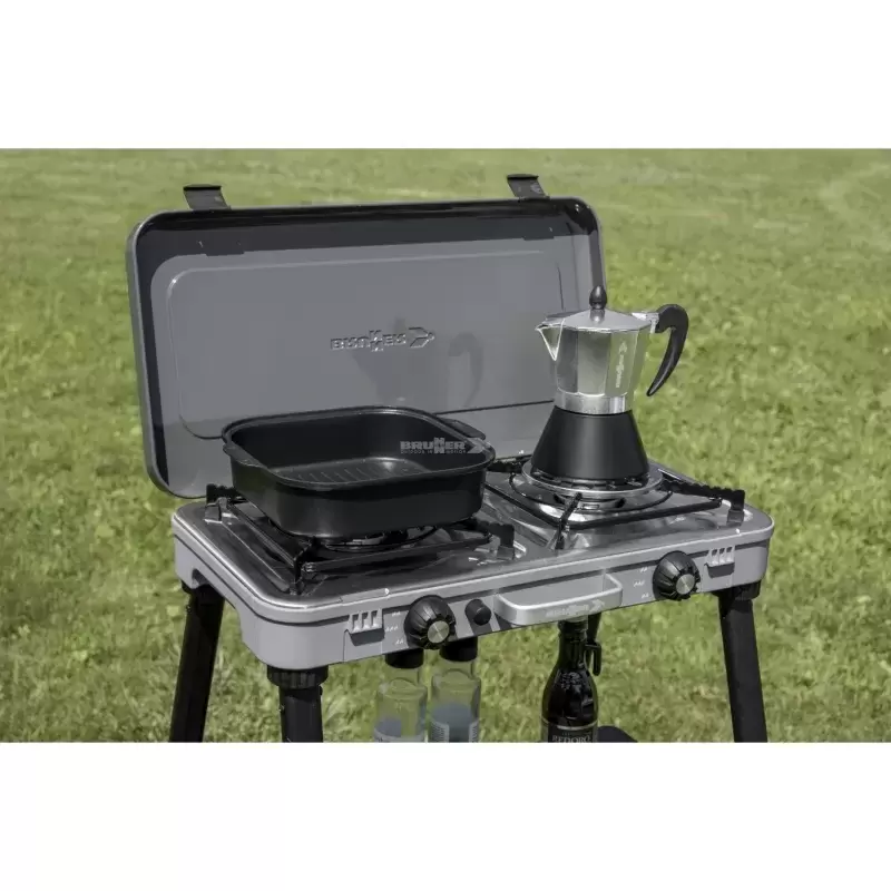 Cocina exterior Devil Kookmaster Standalone 30 Mbar para autocaravana, caravana y camper.