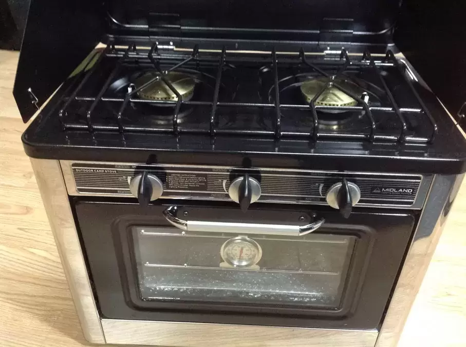 Hornilla con horno portátil caravanas, autocaravanas y camper.