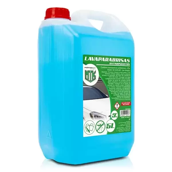 LAVAPARABRISAS SIN METANOL ANTIMOSQUITO HASTA -3ºC 5L