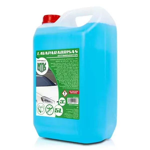 LAVAPARABRISAS SIN METANOL ANTIMOSQUITO HASTA -3ºC 5L