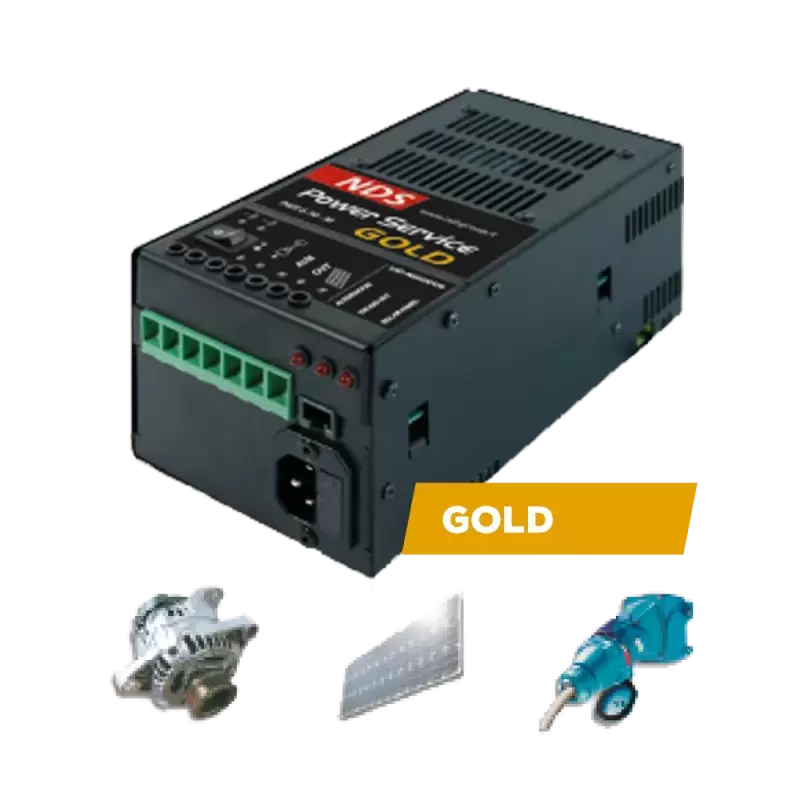 Powerservice NDS GOLD 40M/L 5 fases Gestor de cargas de baterias de autocaravanas y camper.