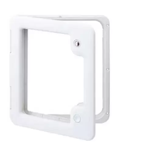 Compuerta con marco negro 2680527 para casett Thetford.