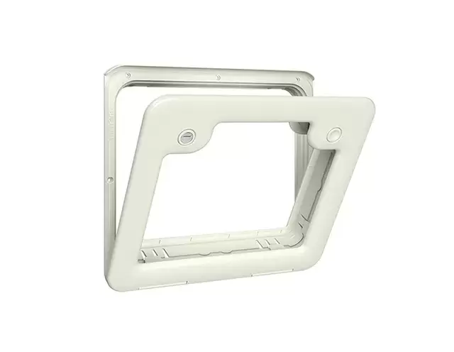 Compuerta con marco negro 2680527 para casett Thetford.