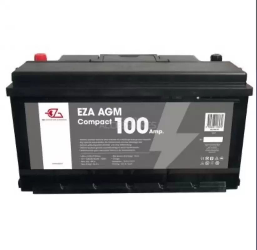 Bateria  AGM EZA Power Line--Inovtech Compact 100AH autocaravana camper