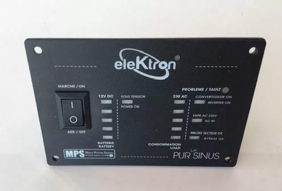 Convertidor inversor de corriente de 3000W ONDA PURA 12V a 220V ELEKTRON.