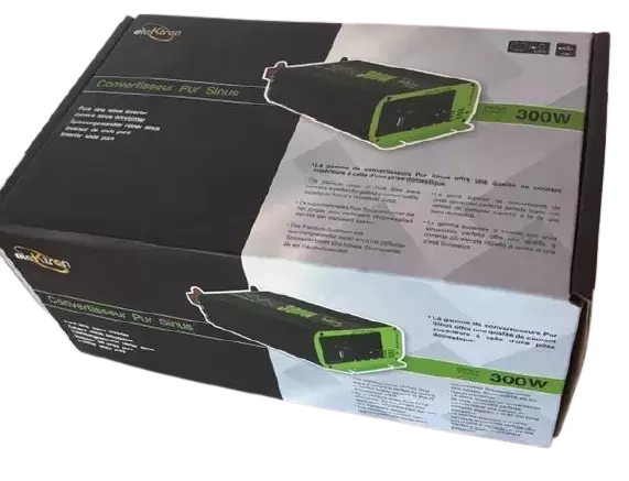 Convertidor inversor de corriente de 300W ONDA PURA 12V a 220V ELEKTRON.