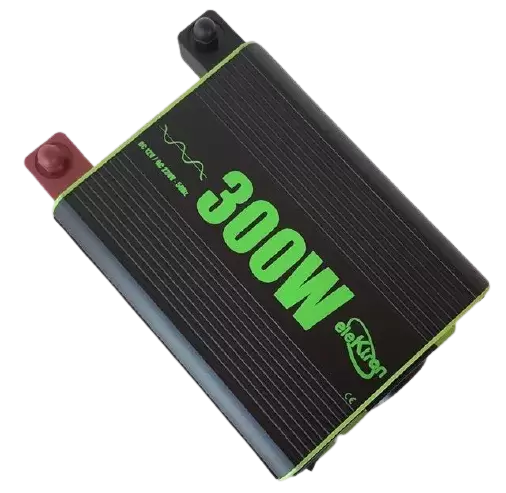 Convertidor inversor de corriente de 300W ONDA PURA 12V a 220V ELEKTRON.