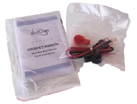Convertidor inversor de corriente de 300W ONDA PURA 12V a 220V ELEKTRON.