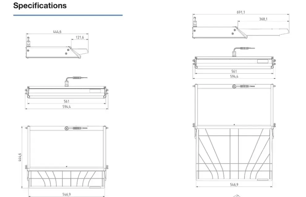 Peldaño electrico de entrada 55 cm específico para Fiat Ducato chasis X290 a partir de junio del año 2014>