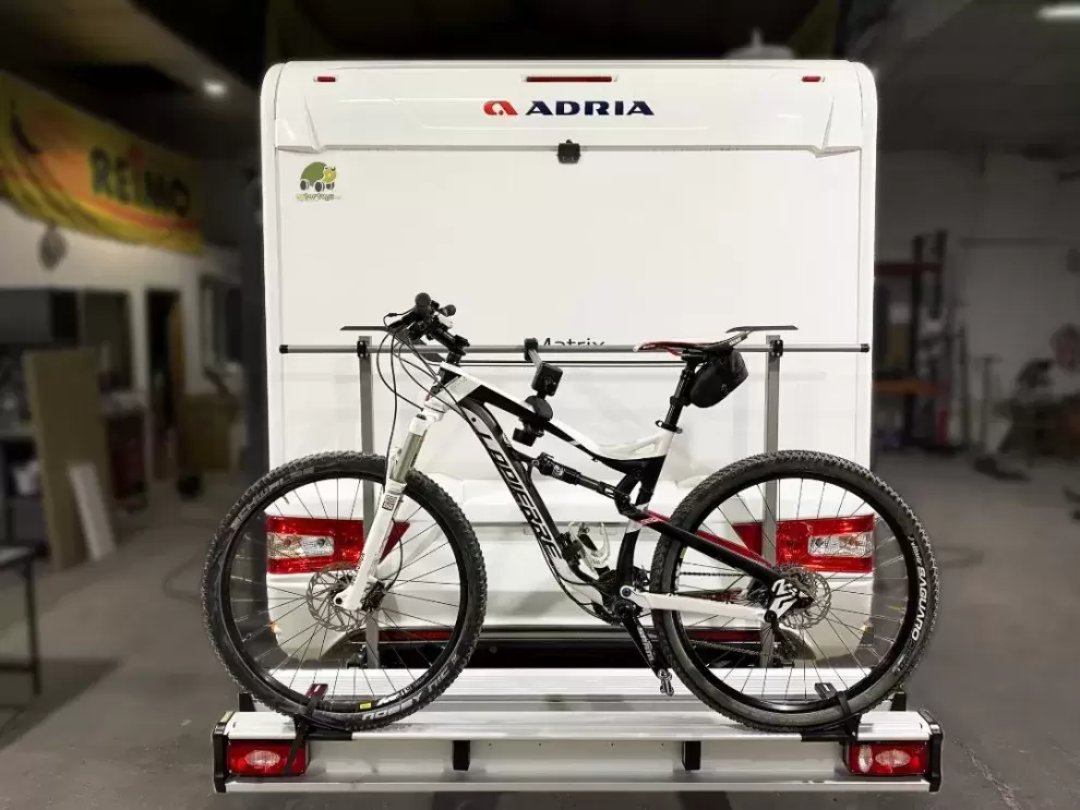 Porta Bicis para instalación en porta motos Goldschm!tt  Marea plegable.