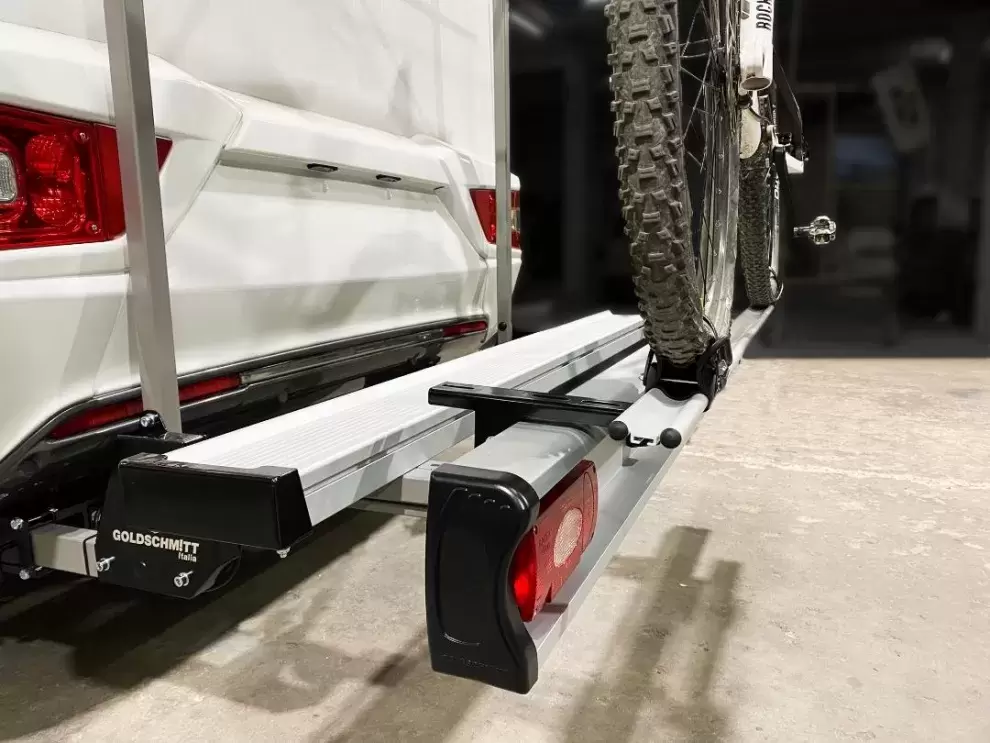 Porta Bicis para instalación en porta motos Goldschm!tt  Marea plegable.