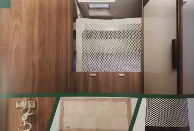 Red protectora 90x60 para camas literas caravana autocaravana camper