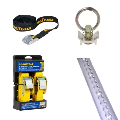 Produtos e acessórios para fixação de bagagem em autocaravanas, caravanas e autocaravanas
