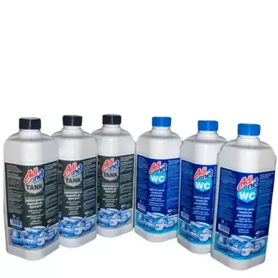 muitos produtos wc casa de banho autocaravana